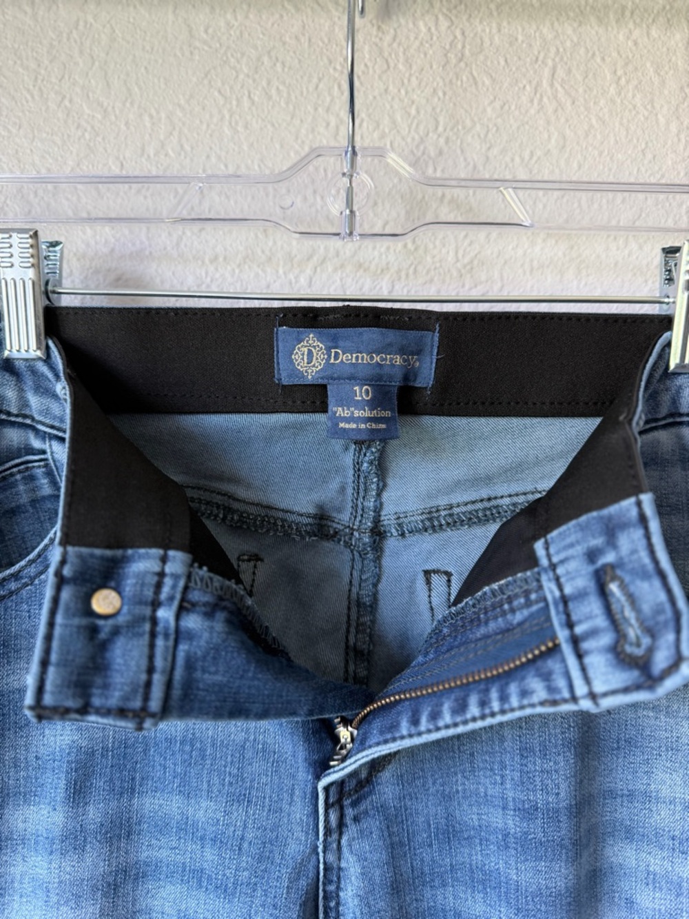 Democracy “Ab”Solution Straight-Leg Jeans, Size 10 (30), GUC - Picture 7 of 12
